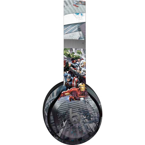 Marvel Avengers Attack Beats Solo 4 Wireless Headphones Skin