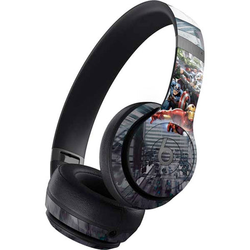 Marvel Avengers Attack Beats Solo 4 Wireless Headphones Skin