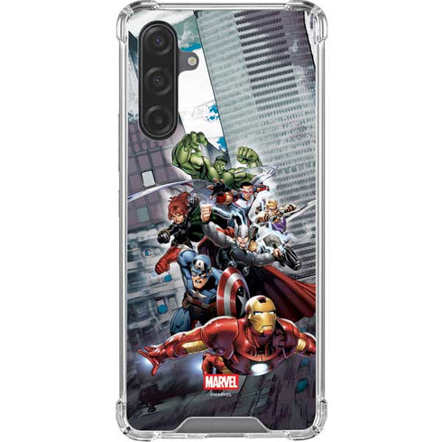Marvel Avengers Attack Galaxy A17 Clear Case