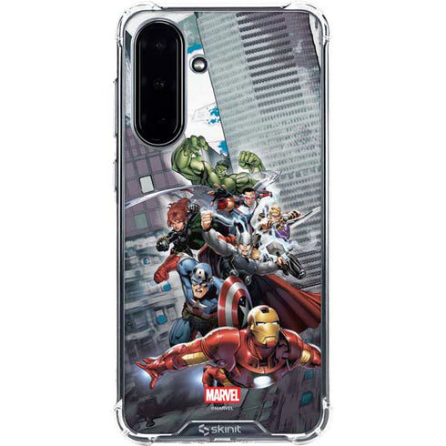Marvel Avengers Attack Galaxy A36 5G Clear Case