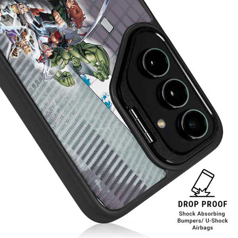 Marvel Avengers Attack Galaxy S26 Ultra Kickstand Case