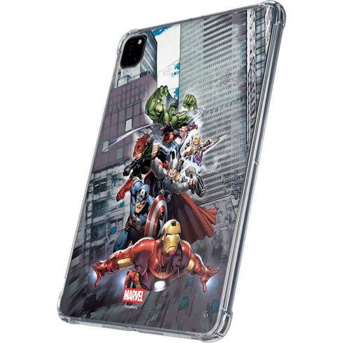 Marvel Avengers Attack iPad Pro 11in (2024) Clear Case