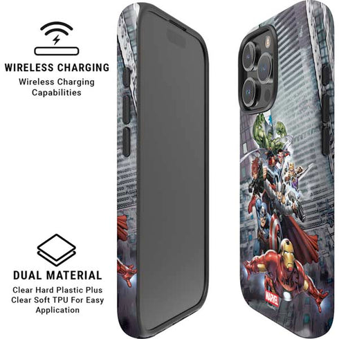 Marvel Avengers Attack iPhone 16 Pro Max Magsafe Impact Case