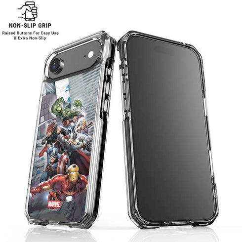 Marvel Avengers Attack iPhone 17 Air Clear Case