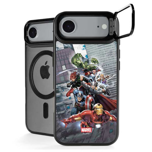 Marvel Avengers Attack iPhone 17 Air Kickstand Case