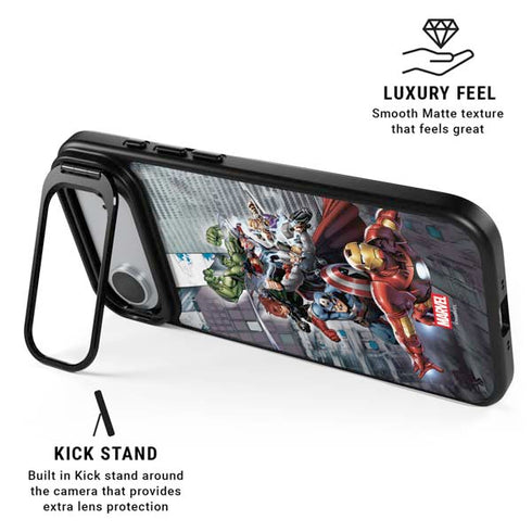 Marvel Avengers Attack iPhone 17 Air Kickstand Case