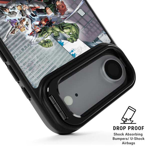 Marvel Avengers Attack iPhone 17 Air Kickstand Case