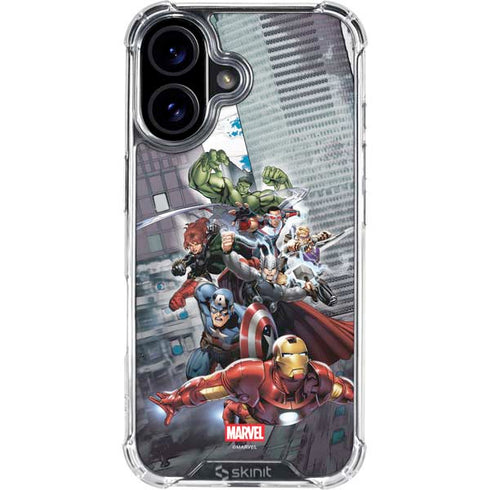 Marvel Avengers Attack iPhone 17 Clear Case