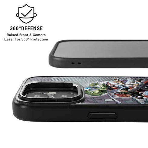 Marvel Avengers Attack iPhone 17 Kickstand Case