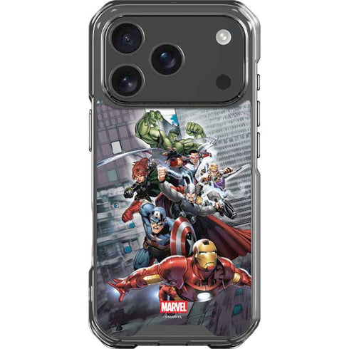 Marvel Avengers Attack iPhone 18 Pro Clear Case