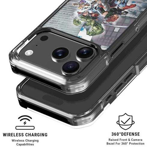 Marvel Avengers Attack iPhone 18 Pro Clear Case