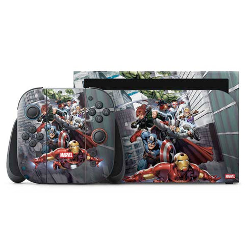 Marvel Avengers Attack Nintendo Switch 2 (2025) with Joy-Con Skin