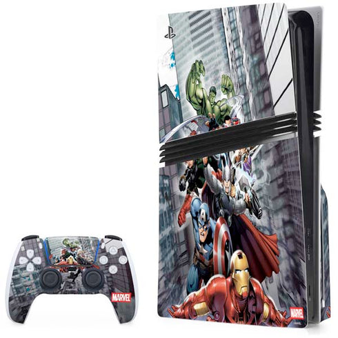 Marvel Avengers Attack PS5 Pro Disk Bundle Skin