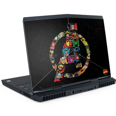 Marvel Classic Comics Avengers Logo Dell Alienware Skin