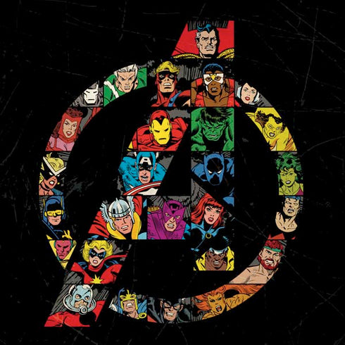 Marvel Classic Comics Avengers Logo Dell Alienware Skin