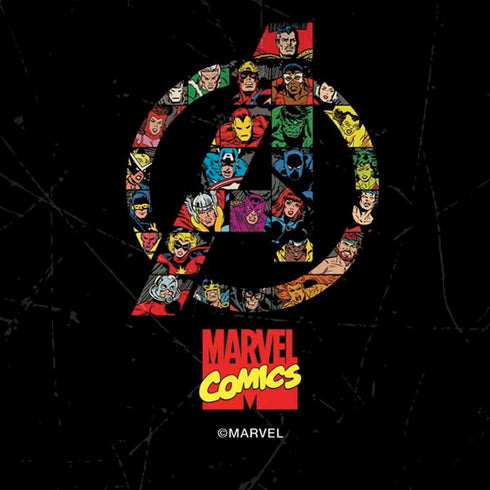 Marvel Classic Comics Avengers Logo Amazon Echo Skin