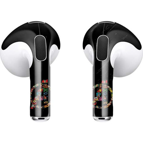 Marvel Classic Comics Avengers Logo Apple AirPods (3rd Gen 2021) Skin