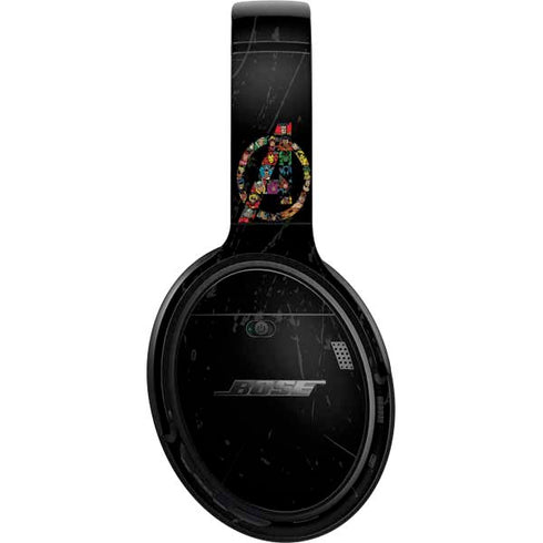 Marvel Classic Comics Avengers Logo Bose QuietComfort 35 Headphones Skin