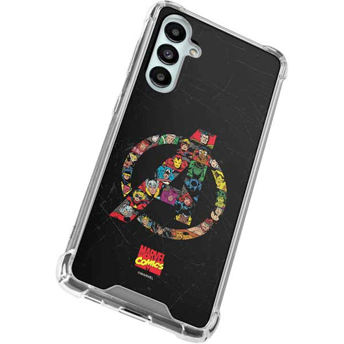 Marvel Classic Comics Avengers Logo Galaxy A16 5G Clear Case