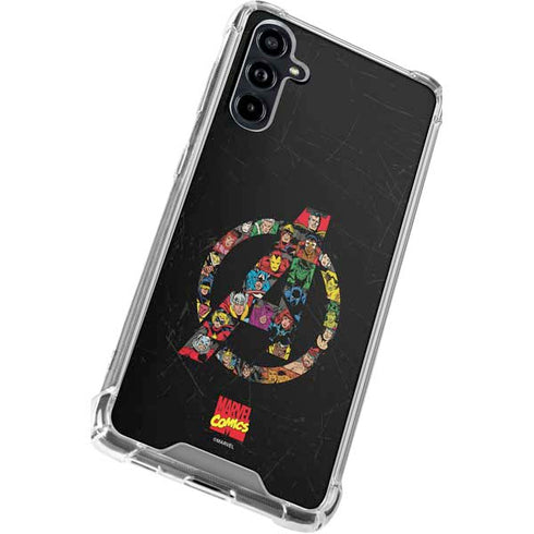 Marvel Classic Comics Avengers Logo Galaxy A54 5G Clear Case