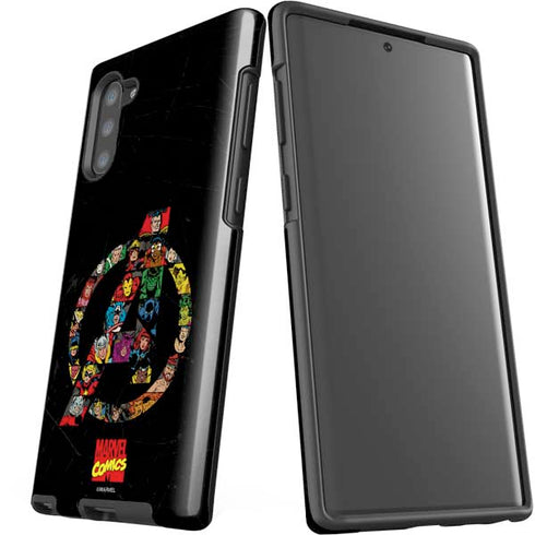 Marvel Classic Comics Avengers Logo Galaxy Note 10 Pro Case