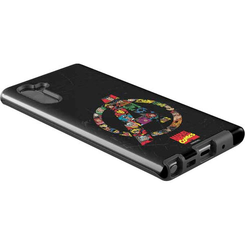 Marvel Classic Comics Avengers Logo Galaxy Note 10 Pro Case