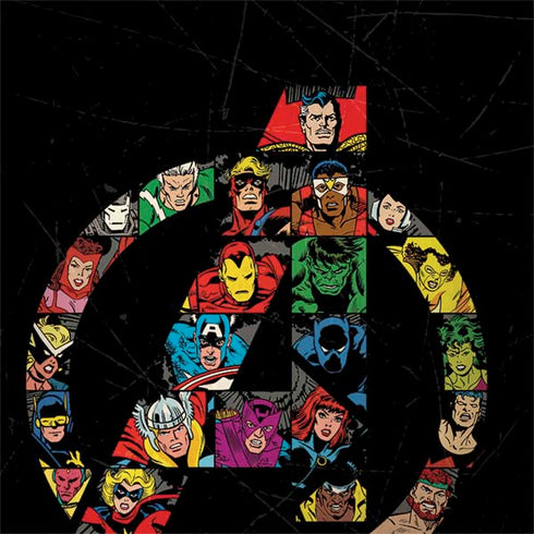 Marvel Classic Comics Avengers Logo Galaxy Note 8 Skin