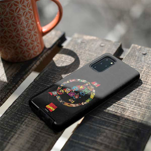 Marvel Classic Comics Avengers Logo Galaxy S20 Plus Pro Case