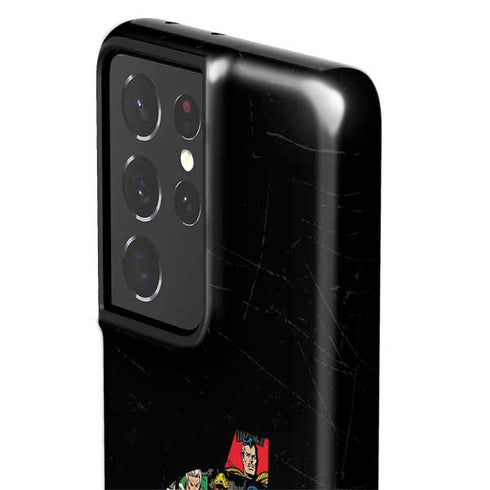 Marvel Classic Comics Avengers Logo Galaxy S21 Ultra 5G Pro Case