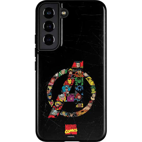 Marvel Classic Comics Avengers Logo Galaxy S22 Pro Case