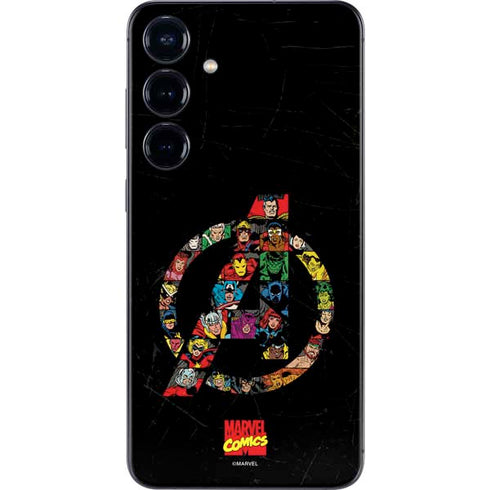 Marvel Classic Comics Avengers Logo Galaxy S24 Plus Skin