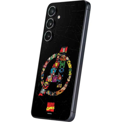 Marvel Classic Comics Avengers Logo Galaxy S24 Plus Skin