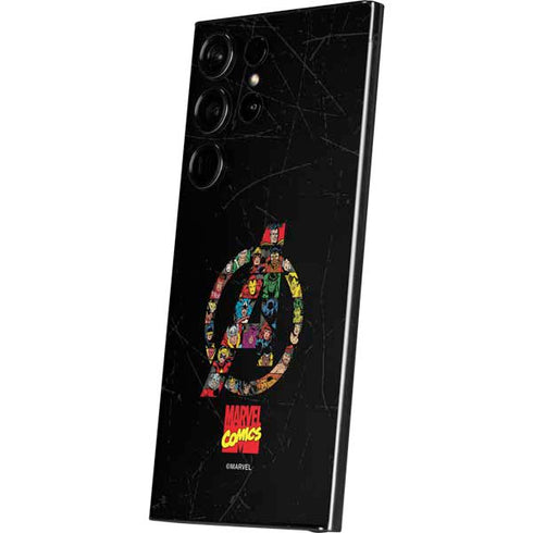 Marvel Classic Comics Avengers Logo Galaxy S24 Ultra Skin