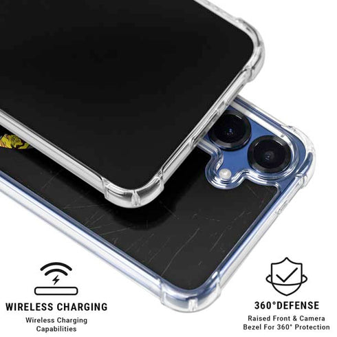 Marvel Classic Comics Avengers Logo Galaxy S25 Clear Case