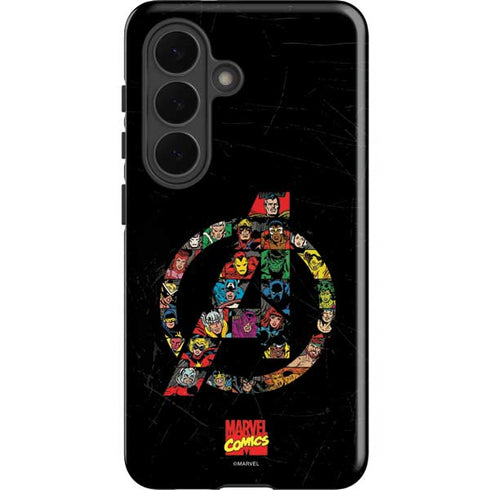 Marvel Classic Comics Avengers Logo Galaxy S26 Impact Case
