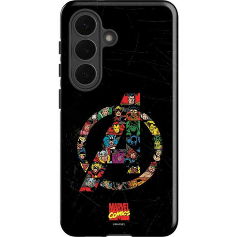Marvel Classic Comics Avengers Logo Galaxy S26 Plus Impact Case