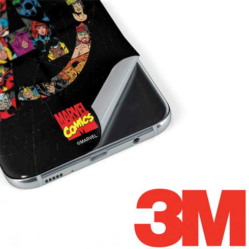 Marvel Classic Comics Avengers Logo Galaxy S8 Plus Skin