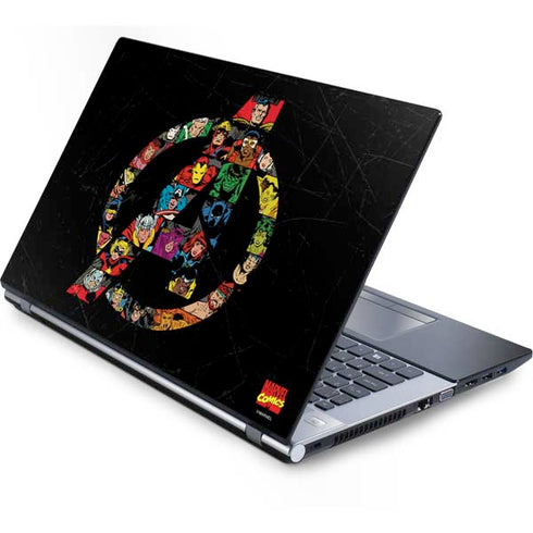Marvel Classic Comics Avengers Logo Generic Laptop Skin