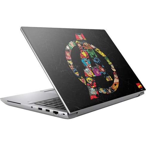Marvel Classic Comics Avengers Logo HP ZBook Fury 16 G10 Skin