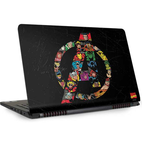 Marvel Classic Comics Avengers Logo Dell Inspiron Skin
