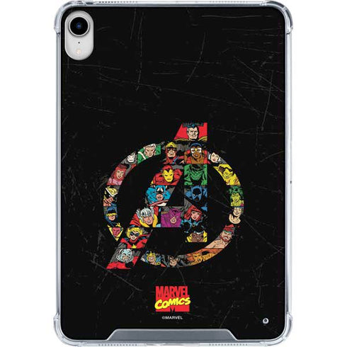 Marvel Classic Comics Avengers Logo iPad 11th Gen (2025) Clear Case