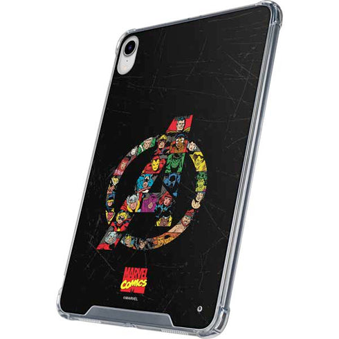 Marvel Classic Comics Avengers Logo iPad 11th Gen (2025) Clear Case