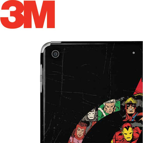 Marvel Classic Comics Avengers Logo Apple iPad Skin