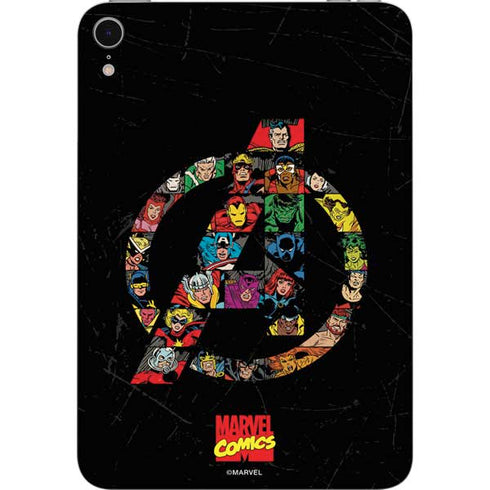 Marvel Classic Comics Avengers Logo Apple iPad Mini Skin