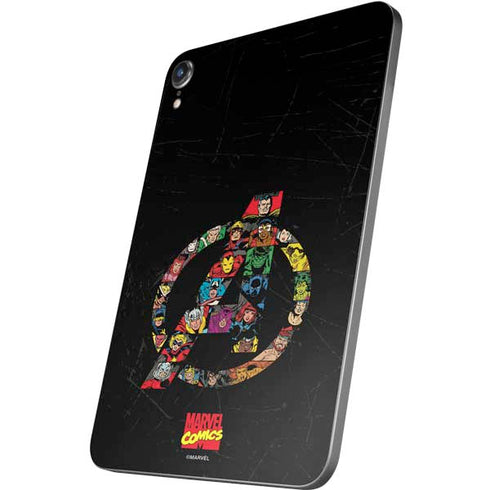 Marvel Classic Comics Avengers Logo Apple iPad Mini Skin