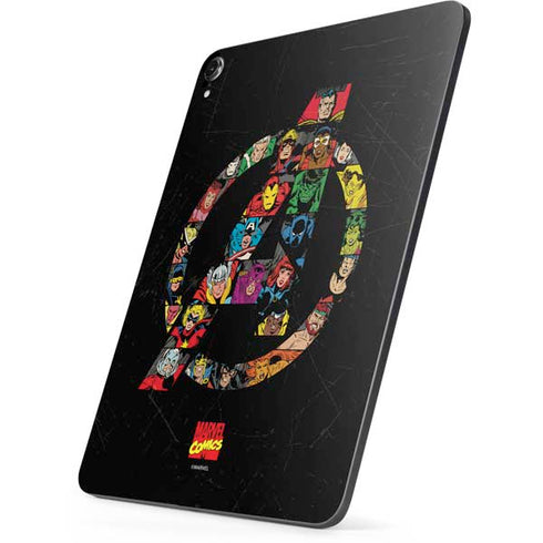 Marvel Classic Comics Avengers Logo Apple iPad Pro Skin