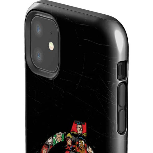 Marvel Classic Comics Avengers Logo iPhone 11 Impact Case