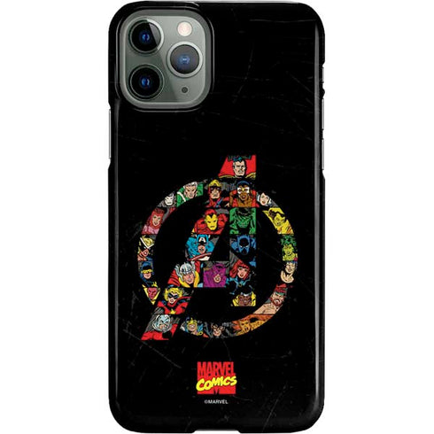 Marvel Classic Comics Avengers Logo iPhone 11 Pro Lite Case