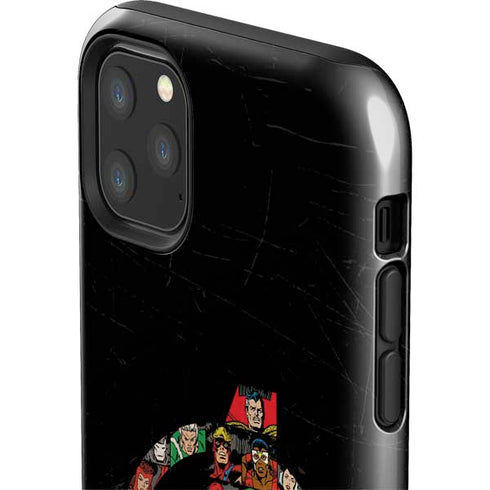 Marvel Classic Comics Avengers Logo iPhone 11 Pro Max Impact Case