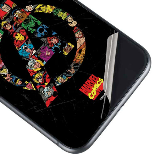 Marvel Classic Comics Avengers Logo iPhone 11 Skin